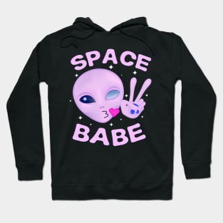 Space Babe - Pink Hoodie